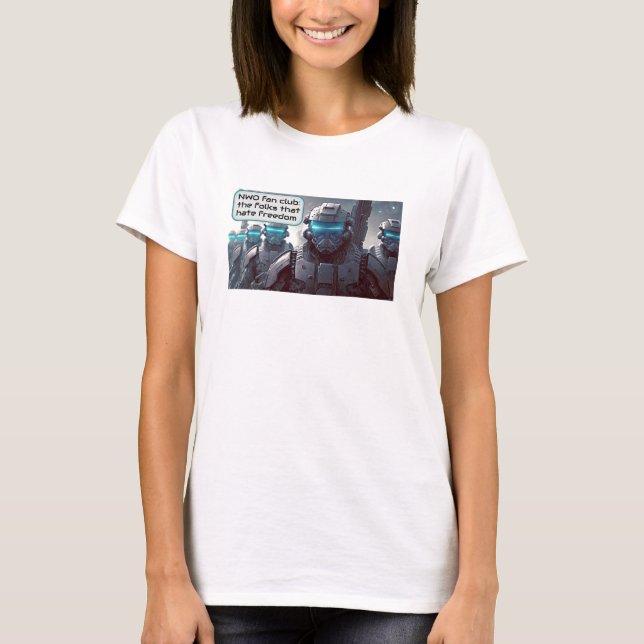 Fläkt Klubb (ljus) T-Shirt (Framsida)