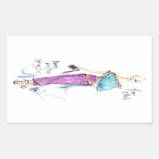 Fläkt Klubb Rektangulärt Klistermärke