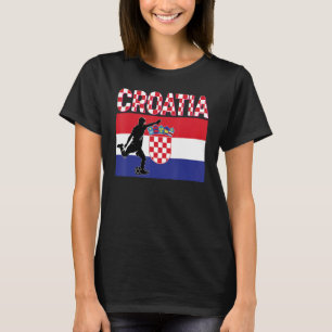 Fläkt Kroatien National Team World Football Scotts T Shirt