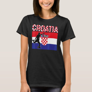 Fläkt Kroatien National Team World Football Scotts T Shirt