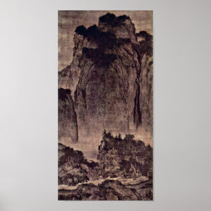Fläkt Kuan - Resenärer i bergen och i vattendrag Poster