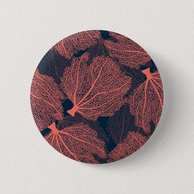 Fläkt levande colral knapp (Framsida)