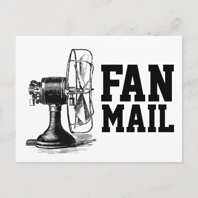 FLÄKT MAIL Funny vykort (Framsida)