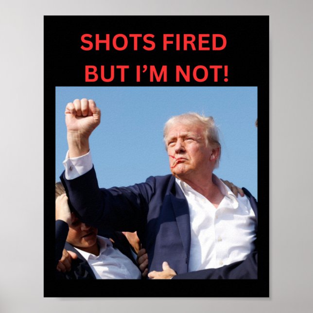 Fläkt! President Trump Poster (Framsidan)