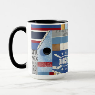 Fläkt/spelare för coolapersonligishockey mugg