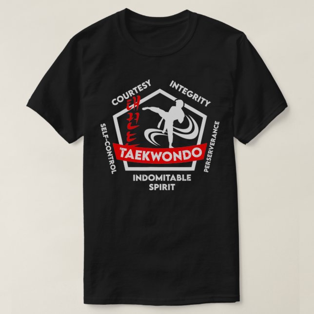 Fläkt till Taekwondo Equipment & Taekwondo Uniform T Shirt (Design framsida)