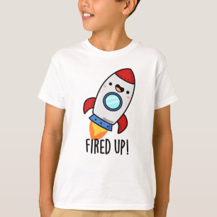 Fläkt upp Funny Rocket Pun T Shirt