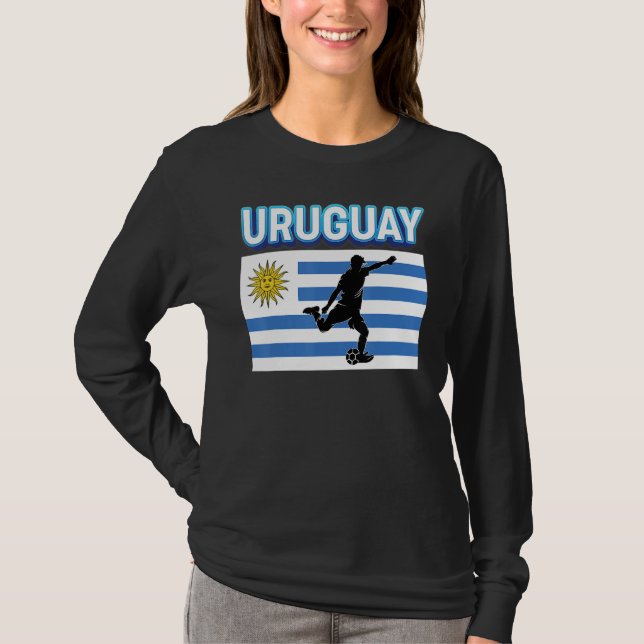 Fläkt Uruguay National Team World Football Occar C T Shirt (Framsida)