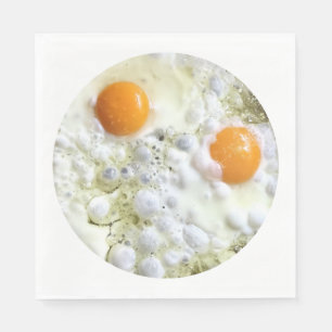 Fläkta ägg pappersservett