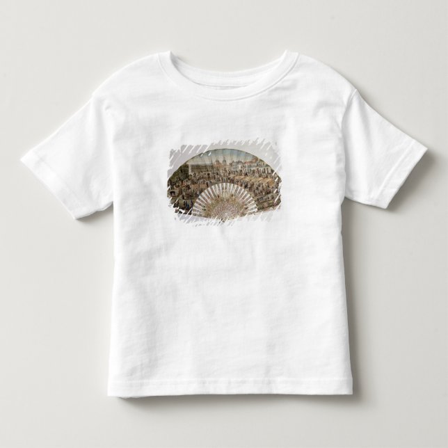 Fläkta att visa plazaen de la Cebada, Madrid T-shirt (Framsida)
