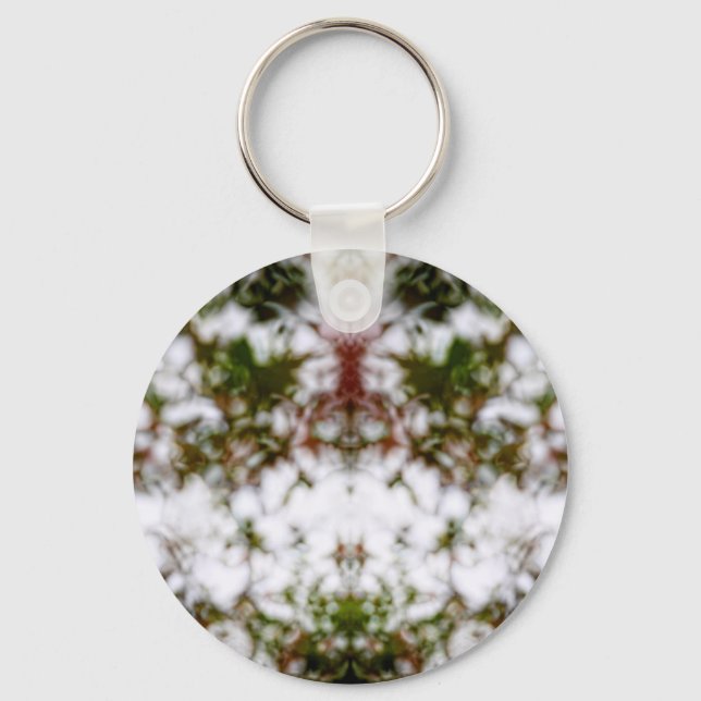 Fläktad kaleidoskop mönster nyckelring (Framsida)