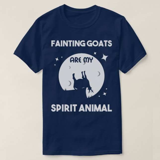 Fläktande getter är mitt andliga djur t shirt (Design framsida)