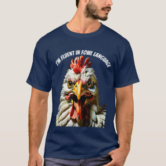Fläktande på höns t shirt