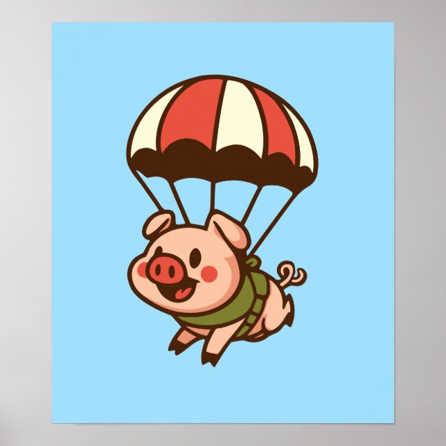 Fläktande svin poster (Framsidan)