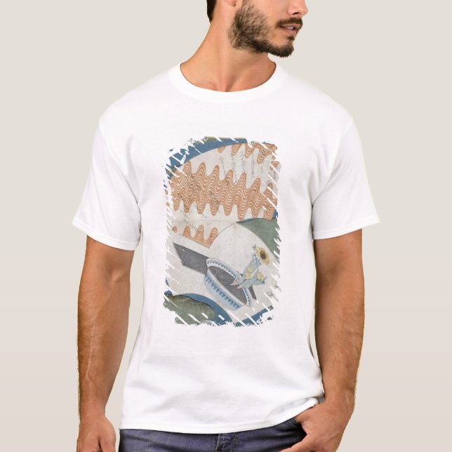 Fläktar som flyter på en strömma t-shirt (Framsida)