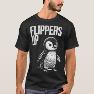 Fläktar upp Penguin-resistenssubtil antiprotest T Shirt