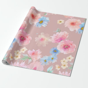 Fläktar vattenfärgillustration. Stor uppsättning v Presentpapper