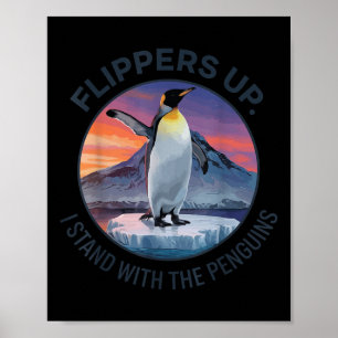 Fläktarna står med Penguins. Poster