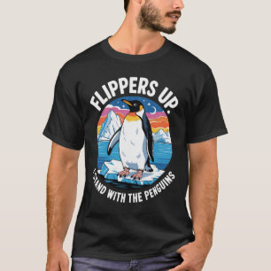 Fläktarna står upp med Penguins befrielsedag T Shirt