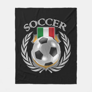Fläkten för italienfotboll 2016 utrustar fleecefilt