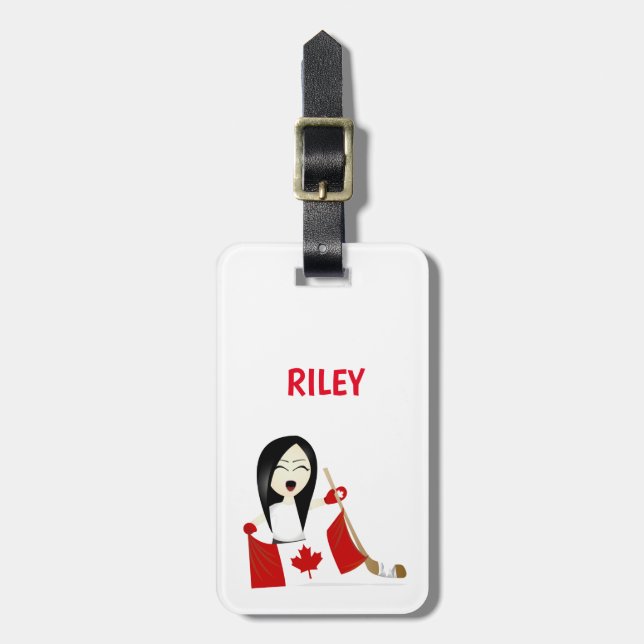 Fläkten för lagKanada hockey hänger lös & bagage Bagagebricka (Vertikal Framsida)