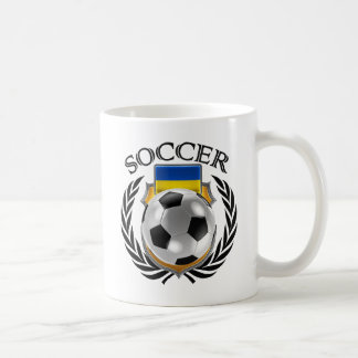Fläkten för Ukraina fotboll 2016 utrustar Kaffemugg