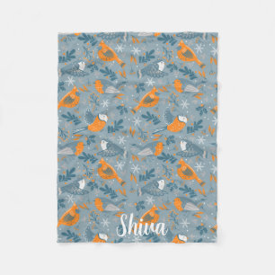 Fläktfilt för träfåglar i baby ull fleecefilt