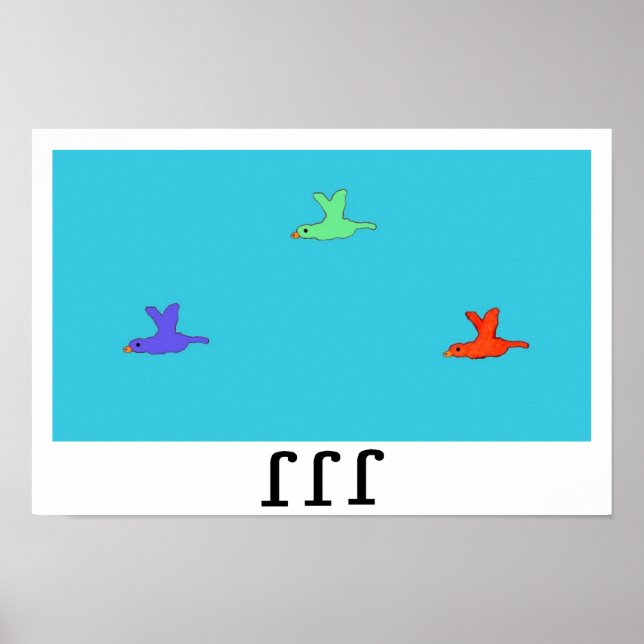 "Fläktklapp" poster (Framsidan)