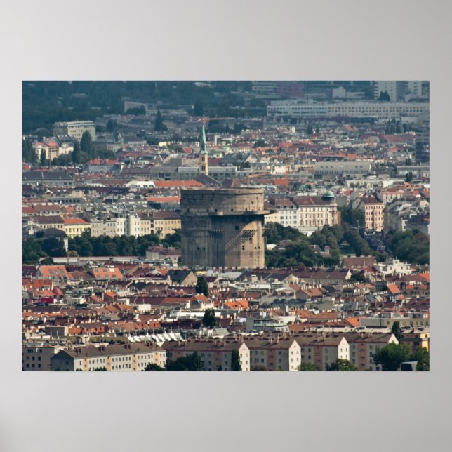 Flakturm Augarten Poster (Framsidan)
