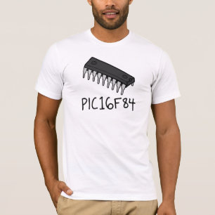 Fläktutslagsplats för PIC 16F84 T-shirt
