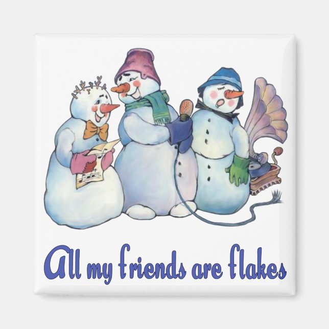 Flaky Friends Magnet (Framsidan)