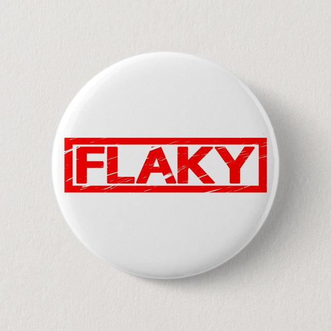 Flaky Frimärke Knapp (Framsida)