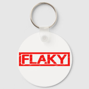 Flaky Frimärke Nyckelring