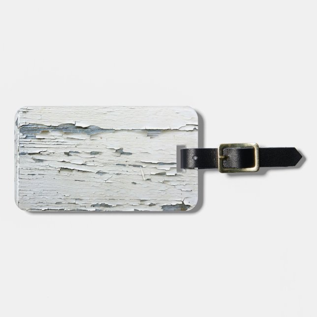 Flaky Paint Luggage Tag Bagagebricka (Horisontell Framsida)