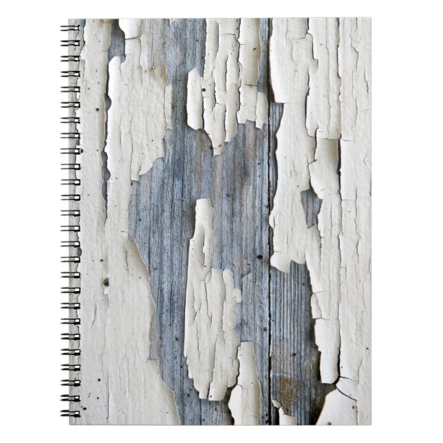 Flaky Paint Photo Notebook Anteckningsbok Med Spiral (Framsidan)
