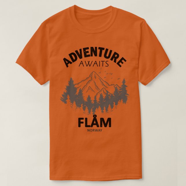 Flam Norge 1 T Shirt (Design framsida)