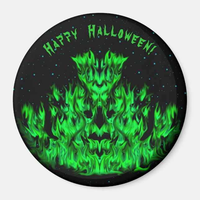 Flamammern i Starlight Himlar Magnet (Framsidan)