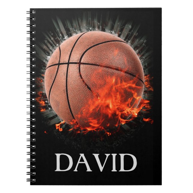 Flamande basket anteckningsbok (Framsidan)
