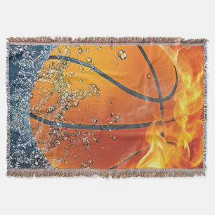 Flamande basket dekorativ kudde filt
