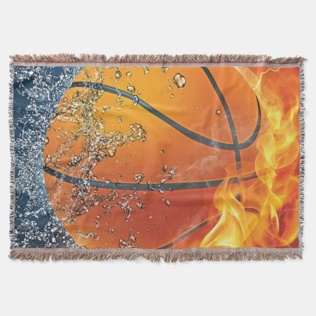 Flamande basket dekorativ kudde filt (Framsidan)