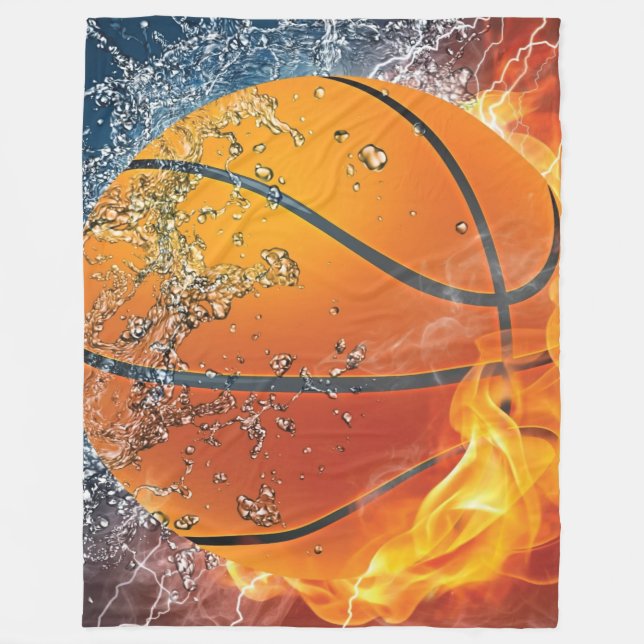 Flamande basket fleecefilt (Framsidan)