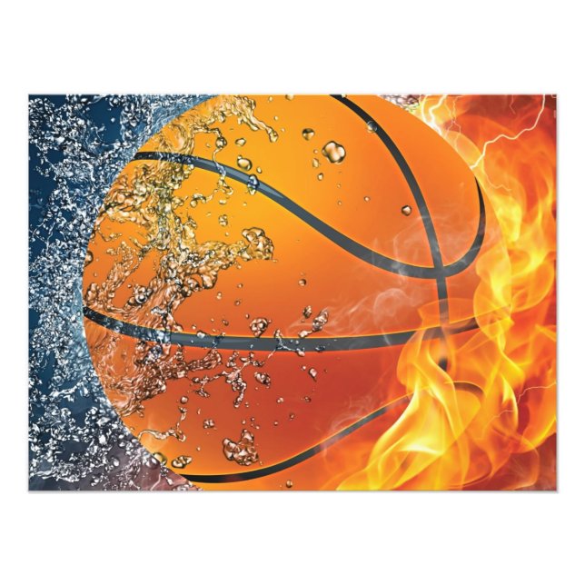 Flamande basket fototryck (Framsidan)