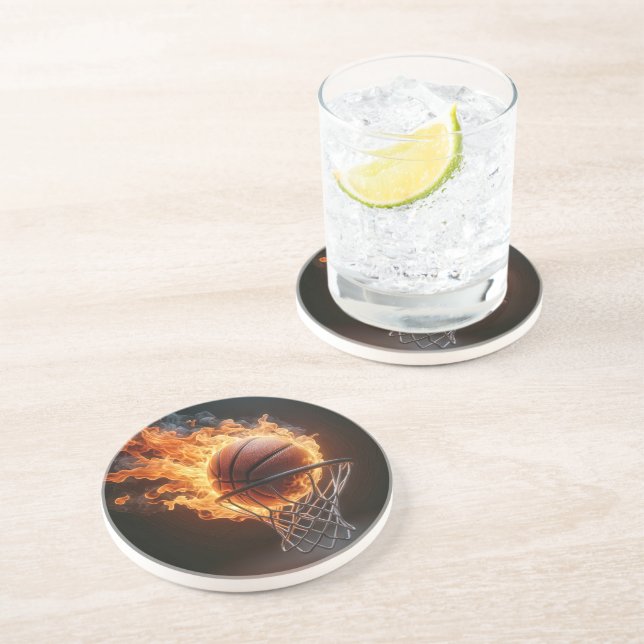 Flamande basket i nätet underlägg (Sidan)