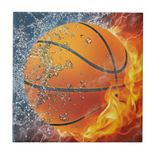 Flamande basket kakelplatta