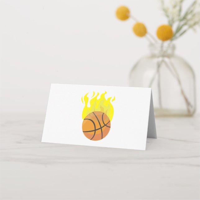 Flamande basket placeringskort (Framsida)