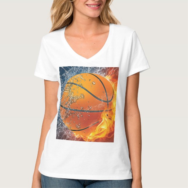 Flamande basket t shirt (Framsida)