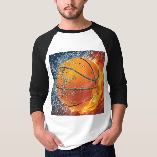 Flamande basket t shirt (Framsida)