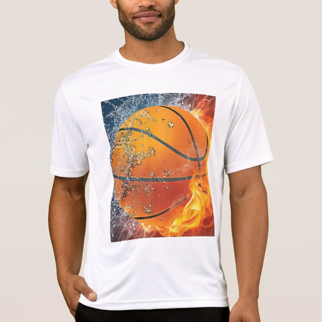 Flamande basket t shirt (Framsida)