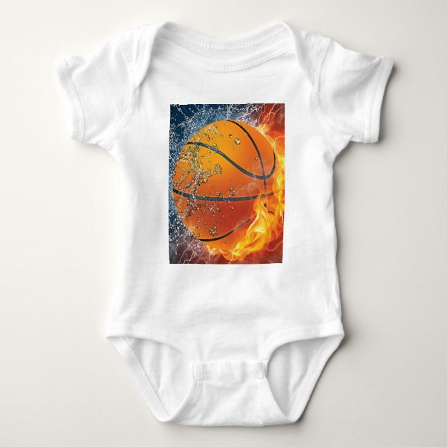 Flamande basket t shirt (Framsida)