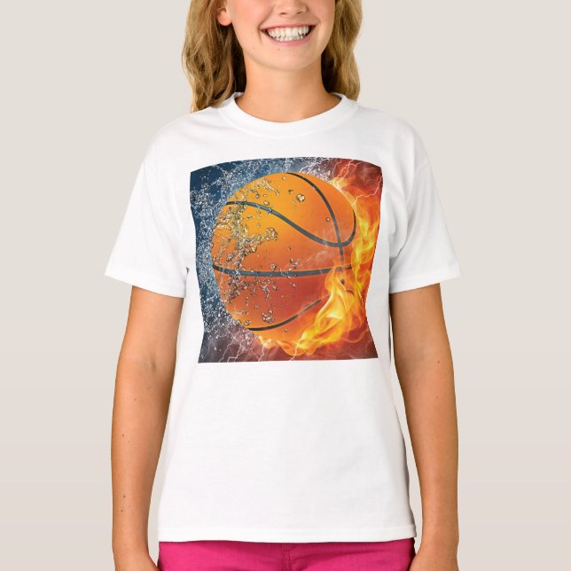 Flamande basket t shirt (Framsida)
